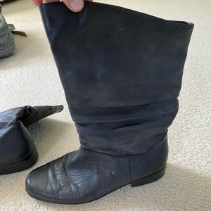 leather Boots, gently worn